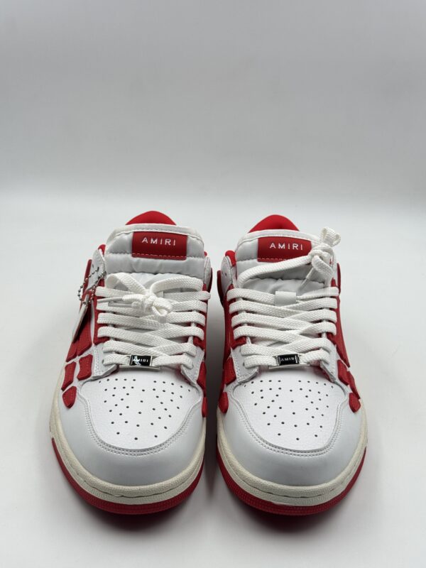 AMIRI SKEL TOP LOW WHITE/RED - Image 3