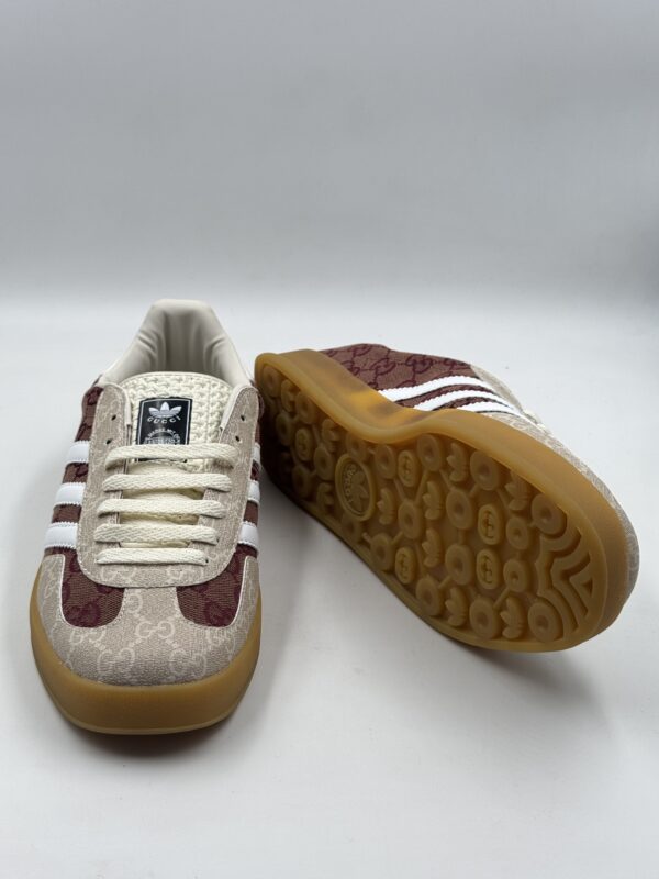 Addidas X Gazelle Brown/Beige Sneakers - Image 4