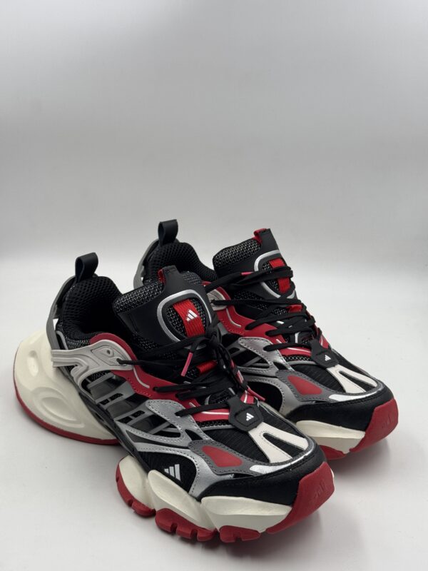 ADIDAS XLG RUNNER DELUXE 'BLACK SILVER RED ' - Image 3